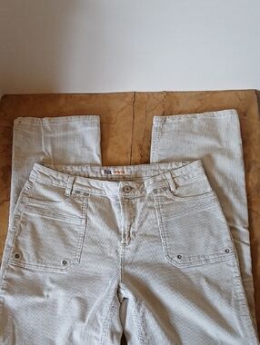 Faded Glory Wmns 12 Light Khaki Tan Corduroy Stretch Straight Leg Pants